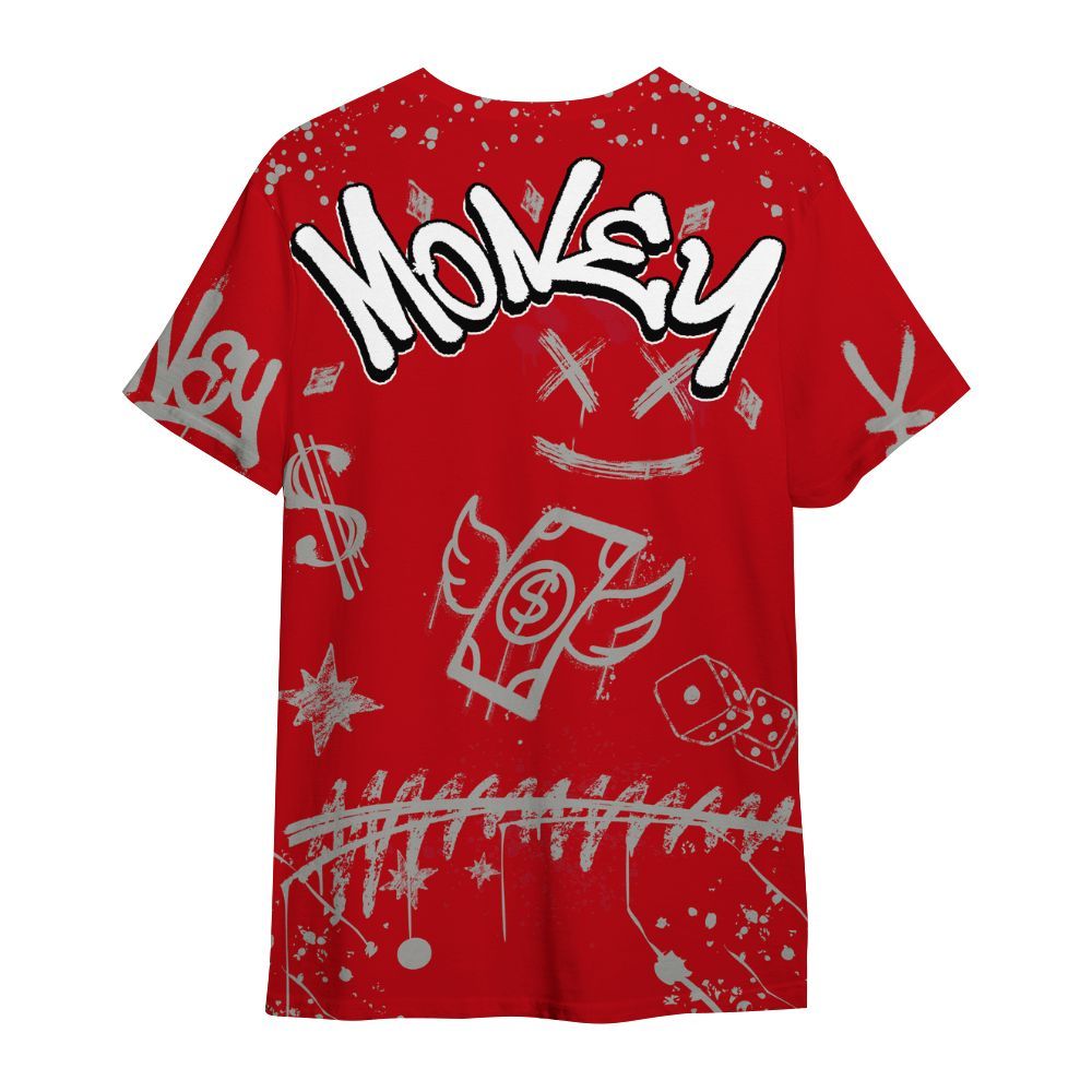 Shirt To Match Air Griffey Max Gray Reds 1s - Everybody Paid In Full Crayon All Over Print