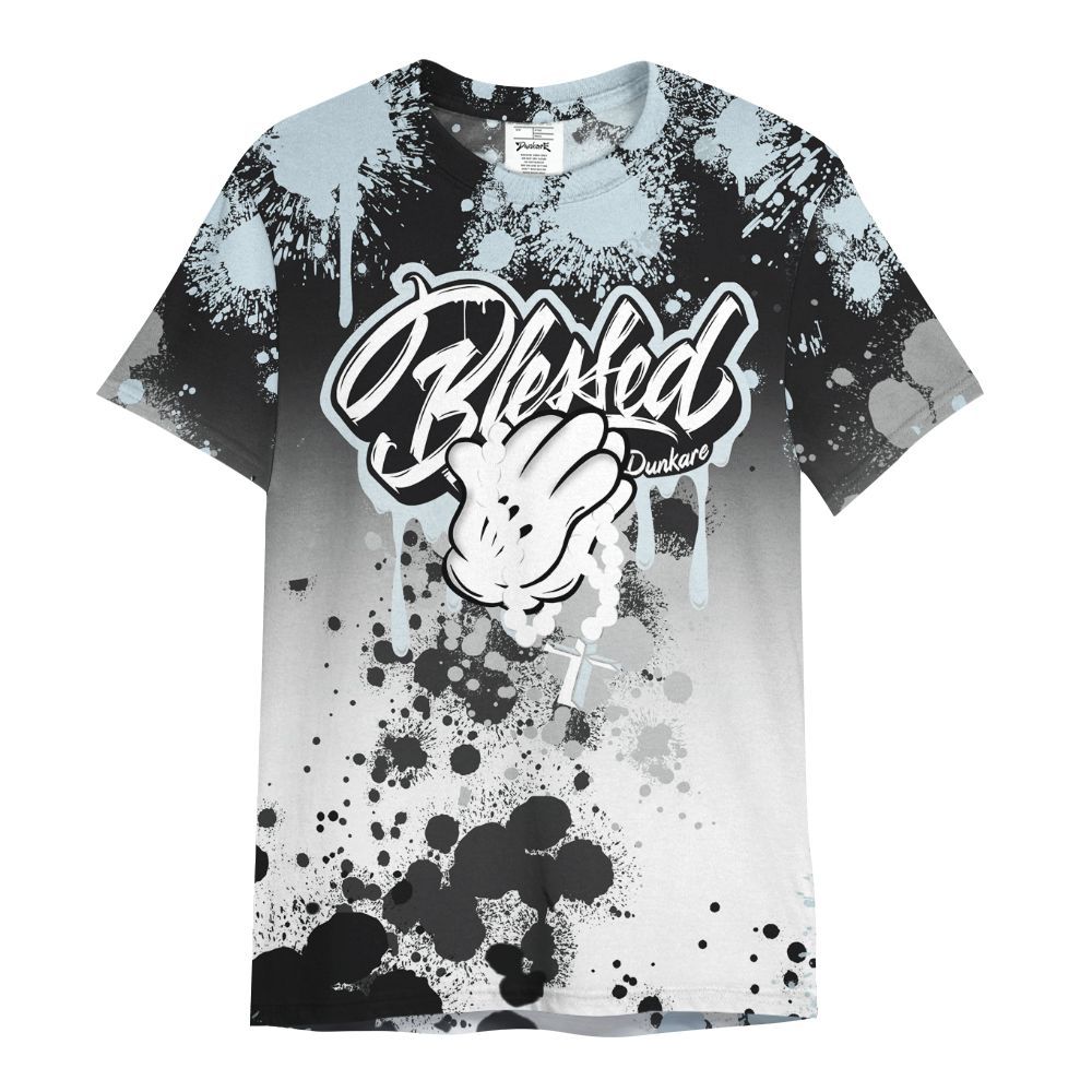 Shirt To Match Kobe 9 Protro Halo - God Blessed Ink Drip All Over Print