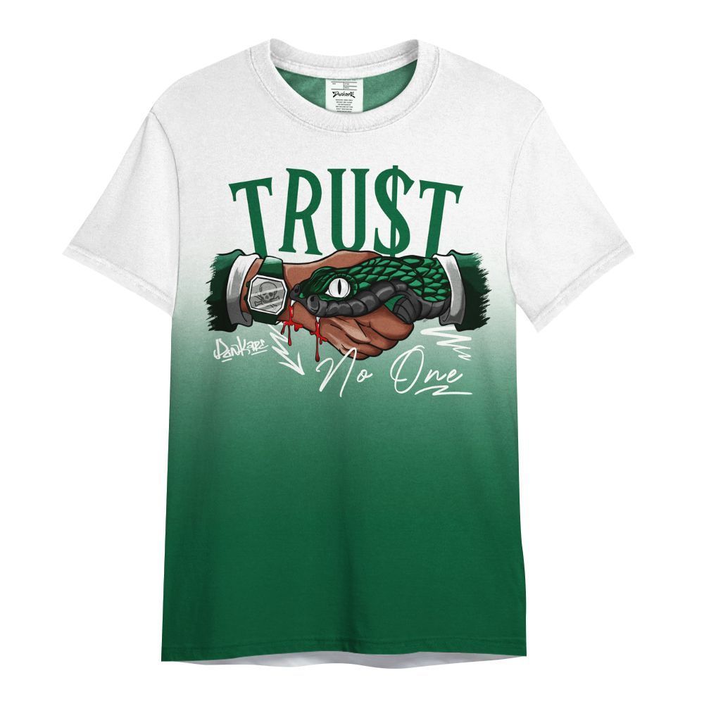 Shirt To Match High Gorge Green 1s - Snake Trust No One Drip All Over Print