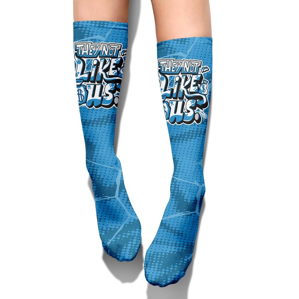 Sock To Match Powder Blue 9s - Dislike Us Graphic Crack