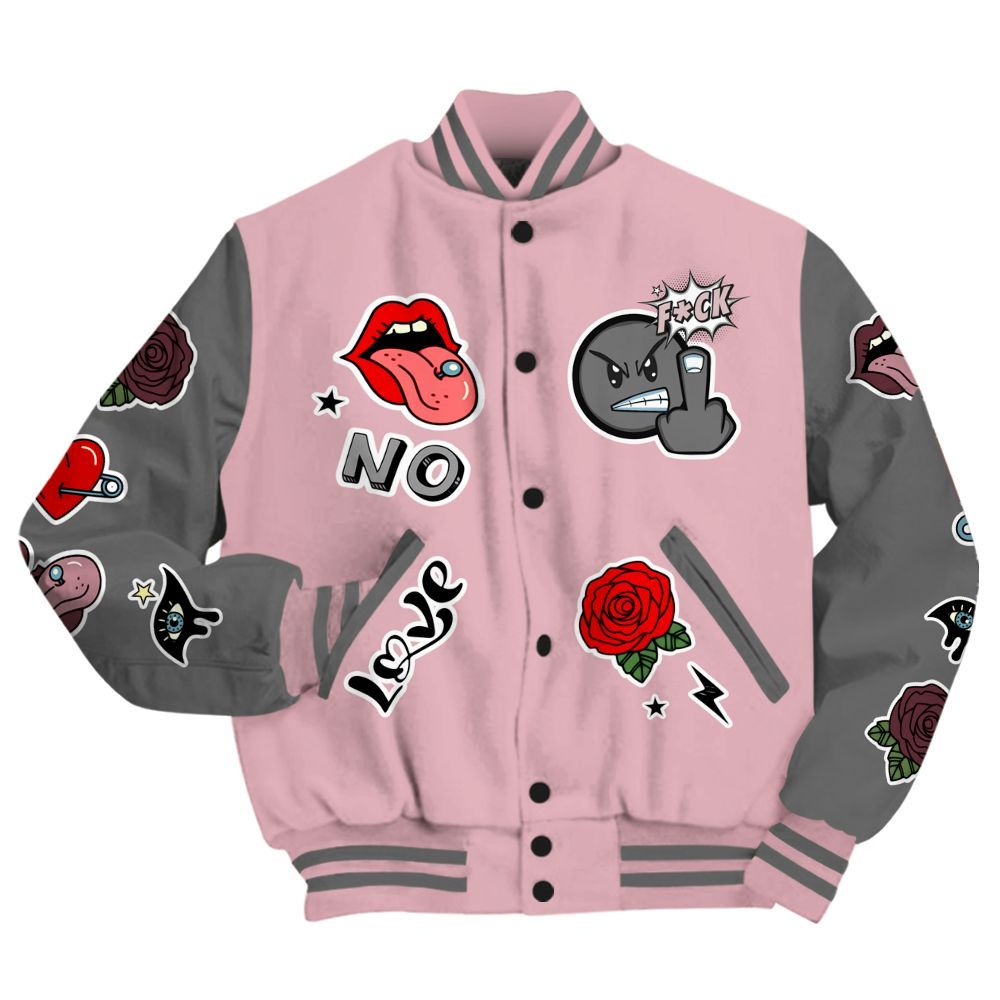 Varsity Jacket To Match Air Max DN Pink Foam - FK Around Find Out All Over Print