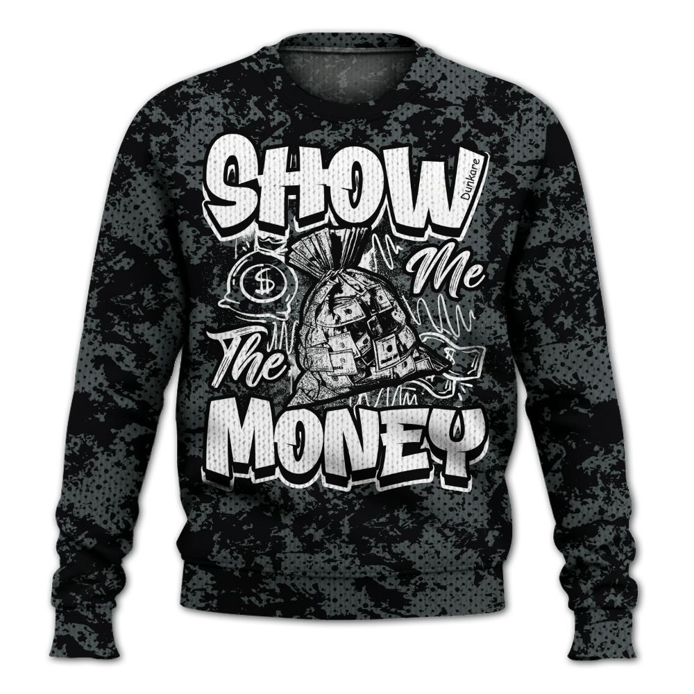 Knitted Sweater To Match Black RM Nigel Sylvester 4s - Show Me The Money Retro