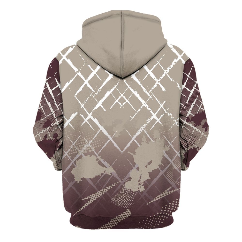 Hoodie To Match AMM Retro Phantom 4s - Halftone Stand Business Dripping All Over Print