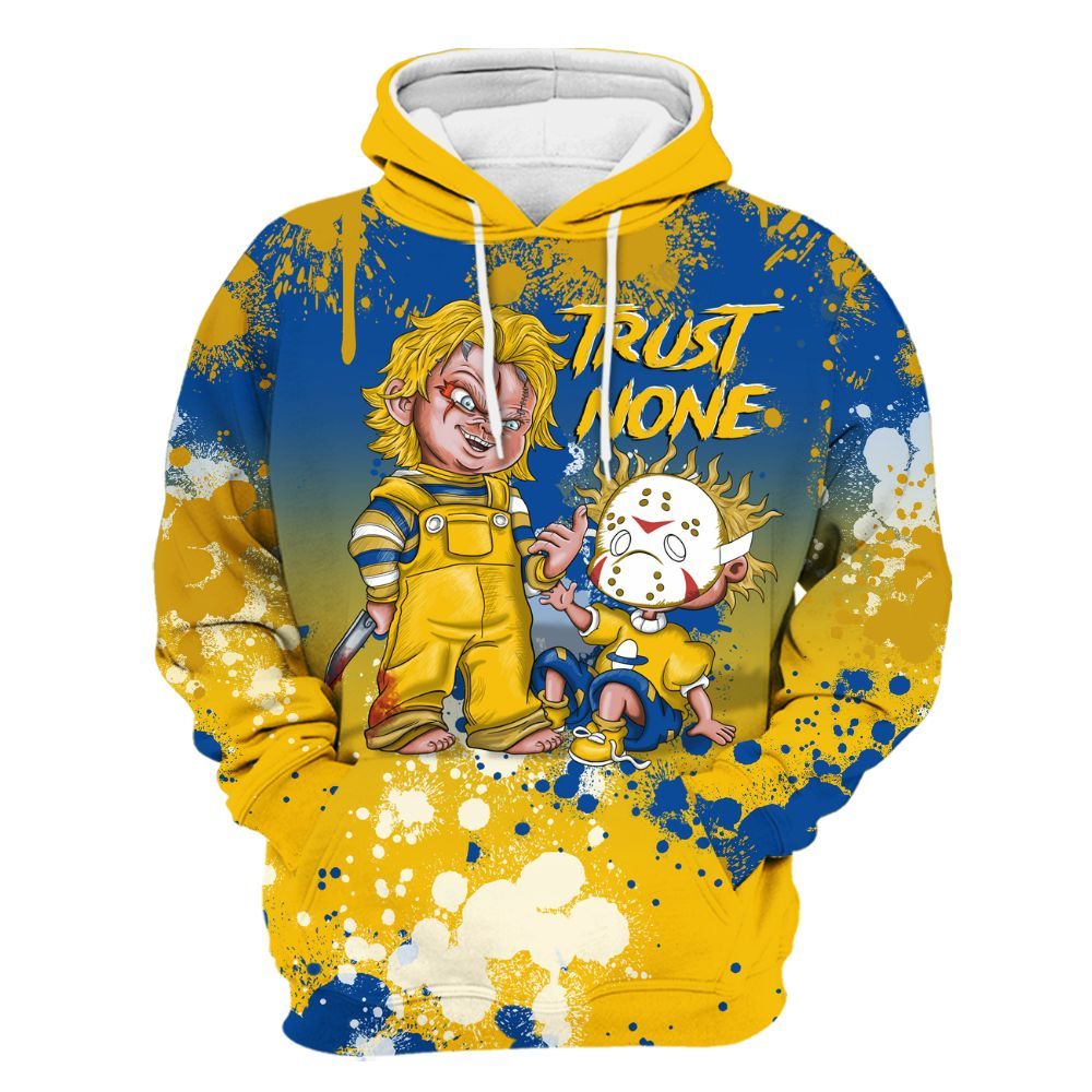 Hoodie To Match High Laney 1s - Trust No One Scary All Over Print