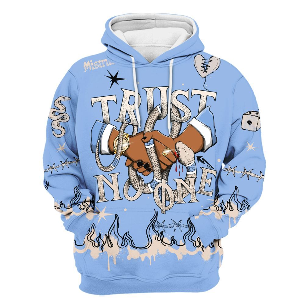 Hoodie To Match Air Max 1 Royal Pulse - Trust No One Snake-Bite Doodle Crayon All Over Print