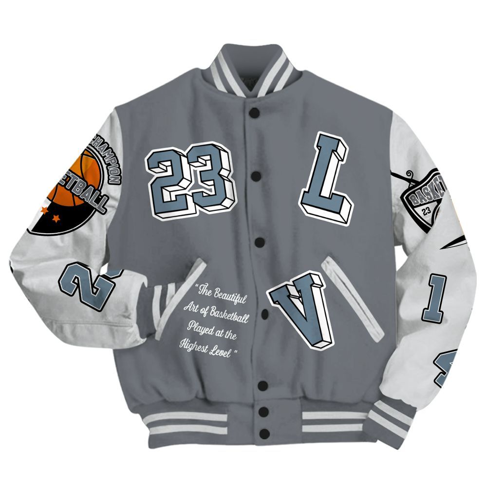 Varsity Jacket To Match Air Max DN Silver Bullet - The GOAT Got Em Streetwear All Over Print