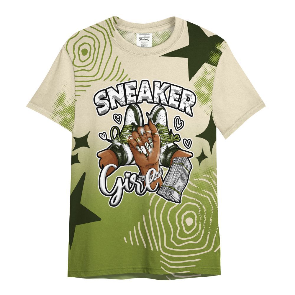 Shirt To Match SB Dunk Low Asparagus - Sneakerz Girlz Unique Starz All Over Print