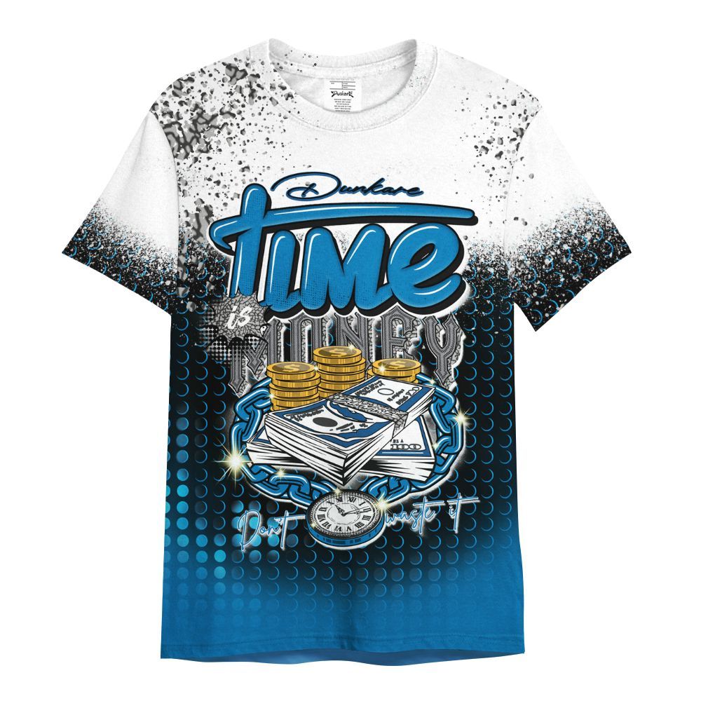 Shirt To Match Wizards 3s - Halftone Time Is Money All Over Print