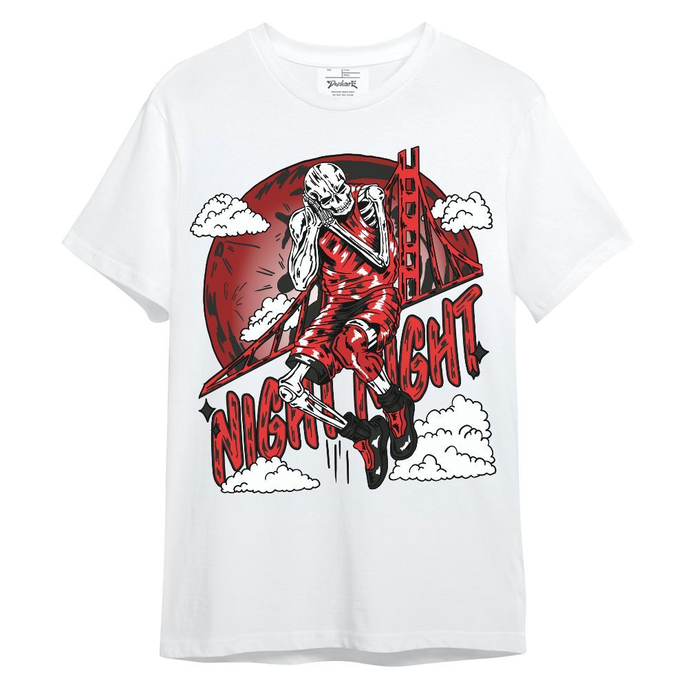 Shirt To Match Red Thunder 4s - Seeya Skeleton Unisex Shirt