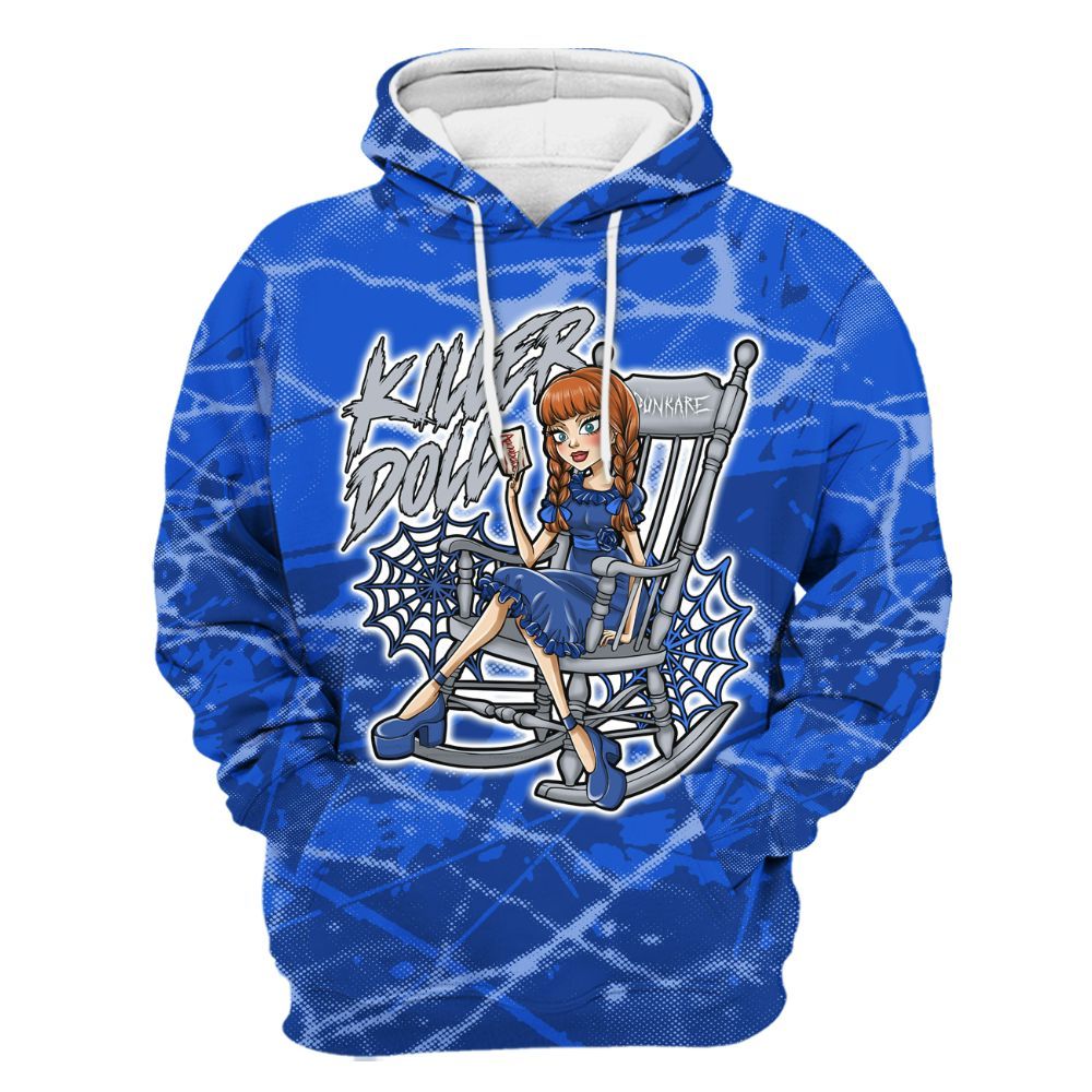 Hoodie To Match Air Foamposite One Royal - Killer Doll-A Halloween Profound All Over Print