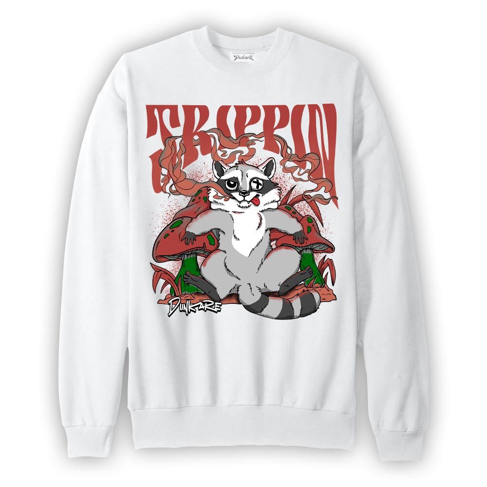 Sweatshirt To match Dune Red 13s Sweatshirt - Trippin Raccoon Graphic 1405 DNY