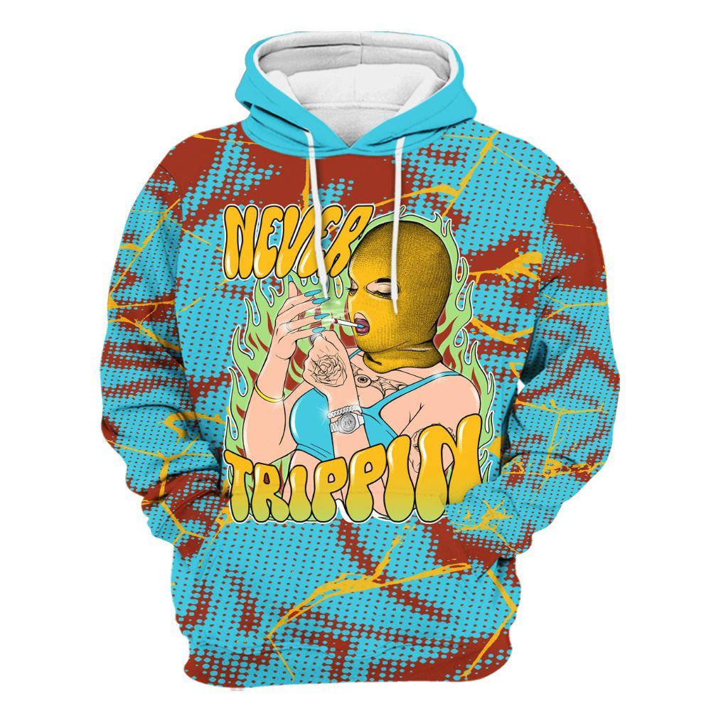 Hoodie To Match SB Dunk Di'Orr Greenwood - Ne'er Trippin' Unique Crack All Over Print