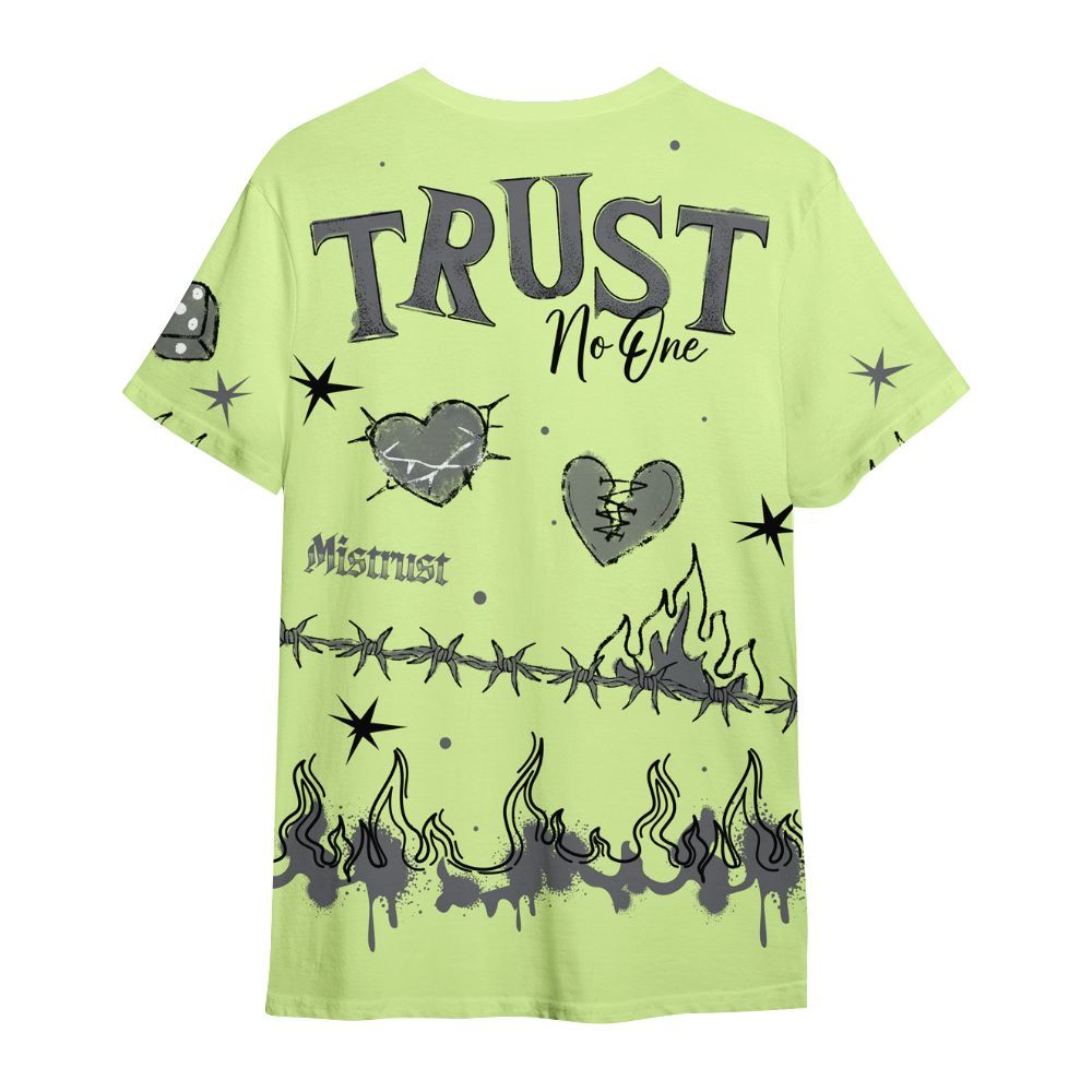 Shirt To Match Smoke Grey Volt TR 1s - Trust No One Snake-Bite Doodle Crayon All Over Print