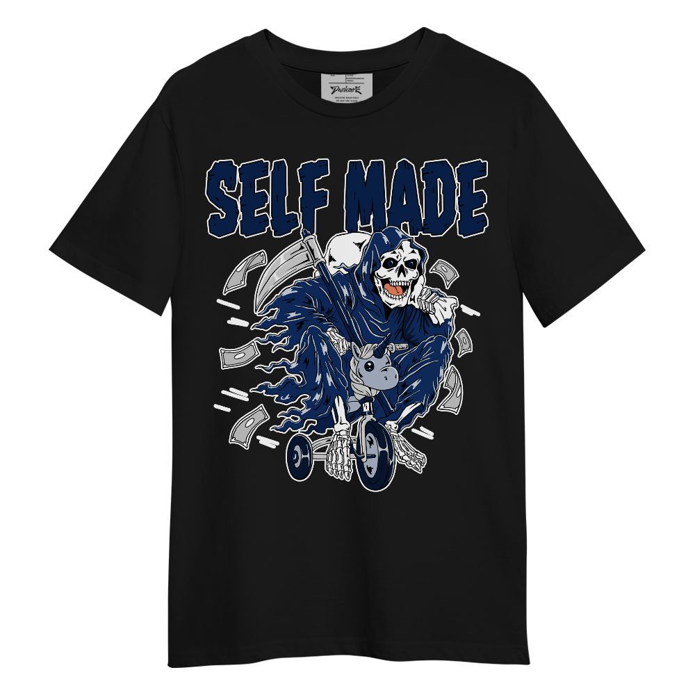 Shirt To Match High OG Deep Royal Blue 1s - Self Make Skeleton Unisex Shirt
