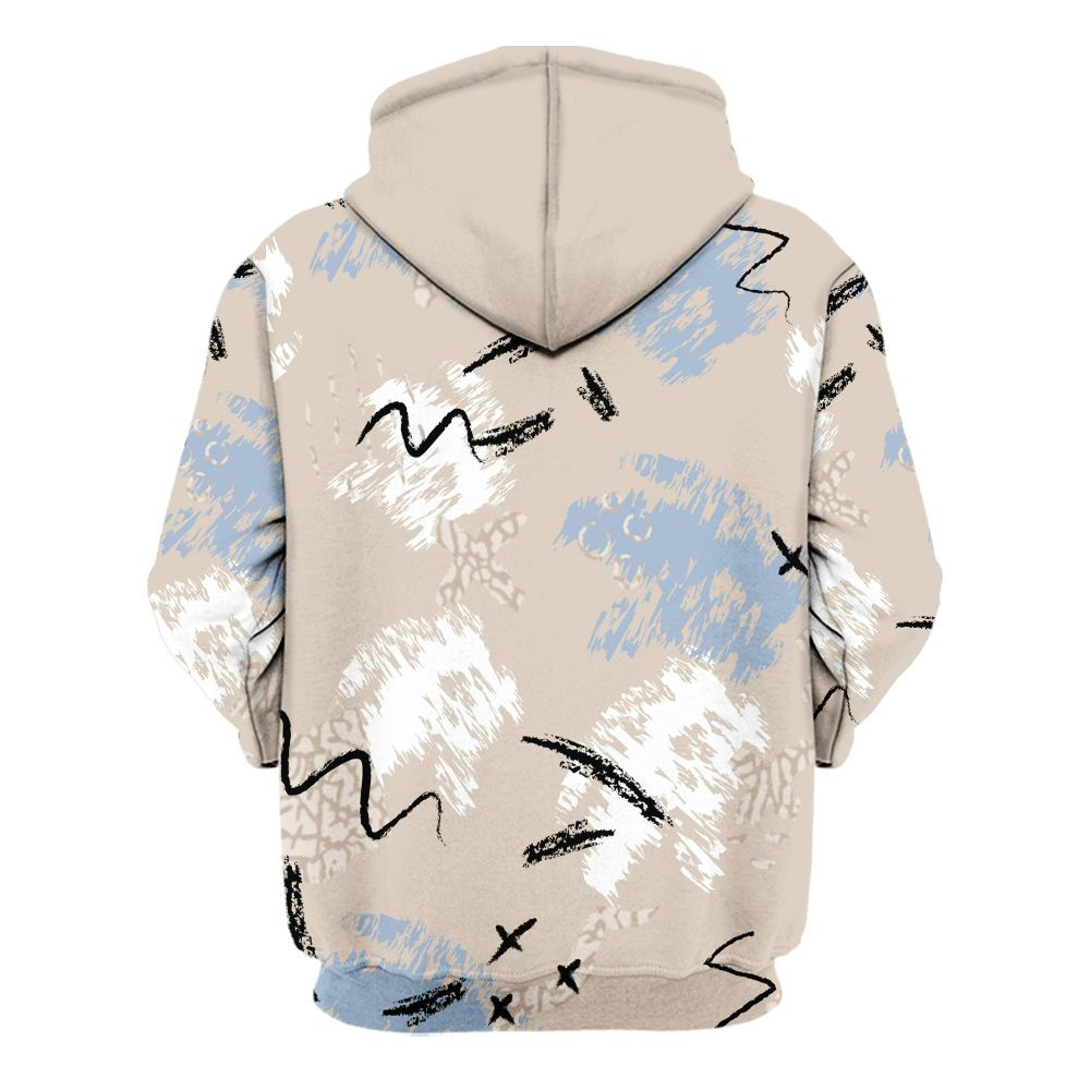 Hoodie To Match Desert Sand 3s - Hustle Grind Pray Graphic Street Style All Over Print