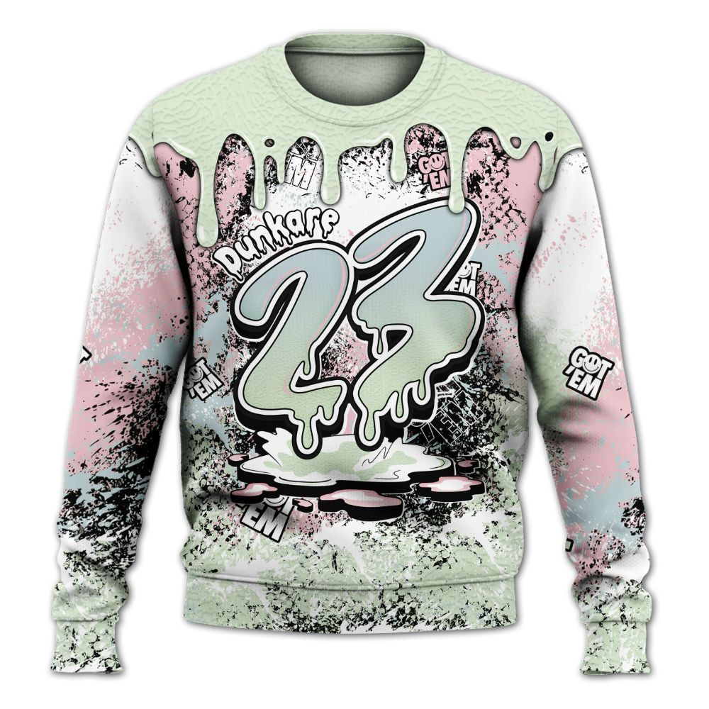 Sweatshirt To Match Spring Is In The Air 3s - Dripping 23 Drip All Over Print