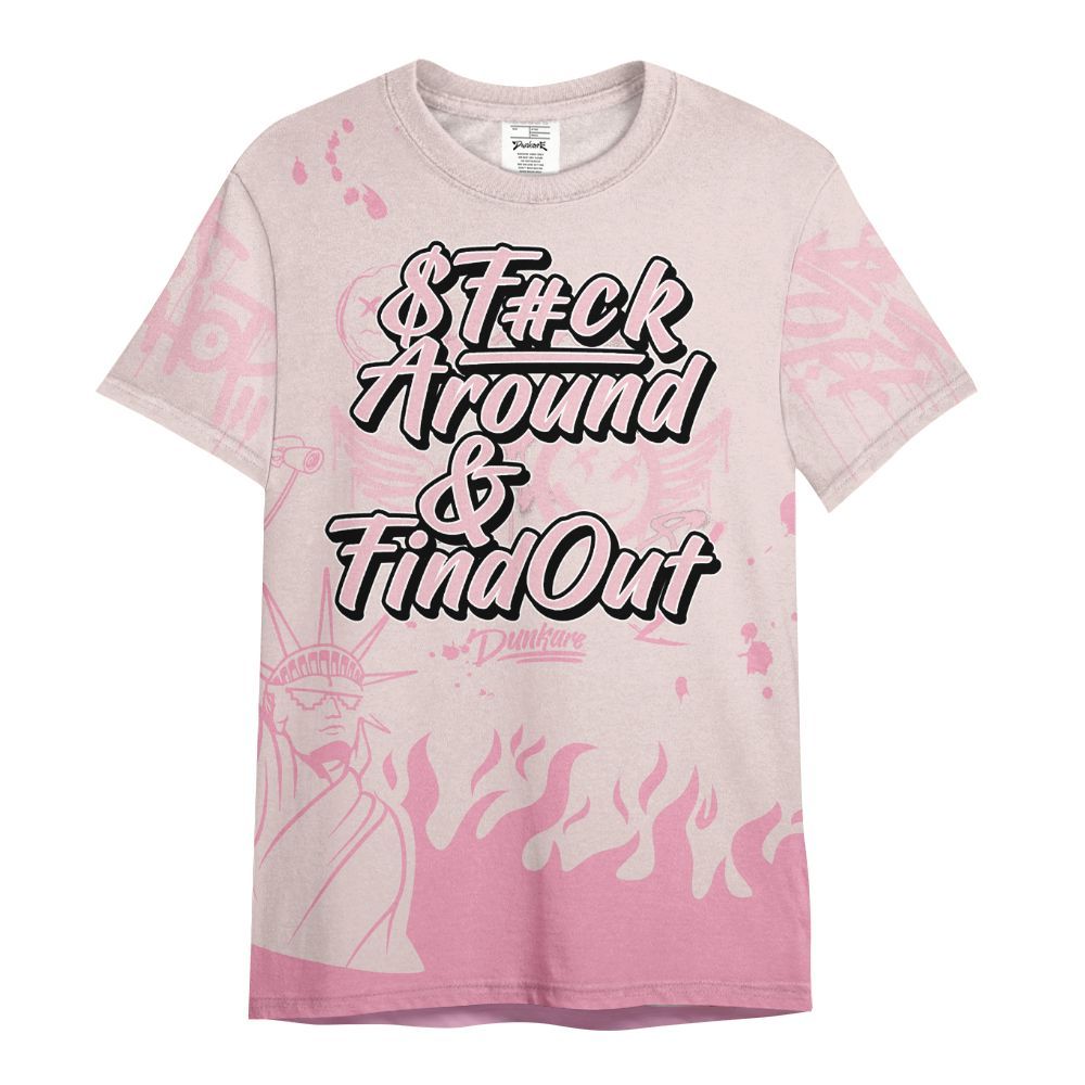 Shirt To Match Dunk Low KD 17 Aunt Pearl - Graphic Fck Around Find Out All Over Print