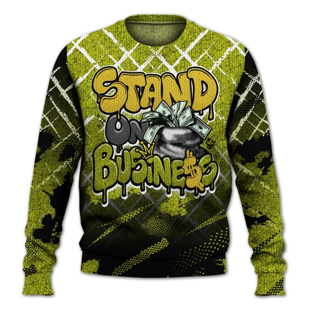 Knitted Sweater To Match Dunk Low QS Halloween Skull - Halftone Stand Business Dripping