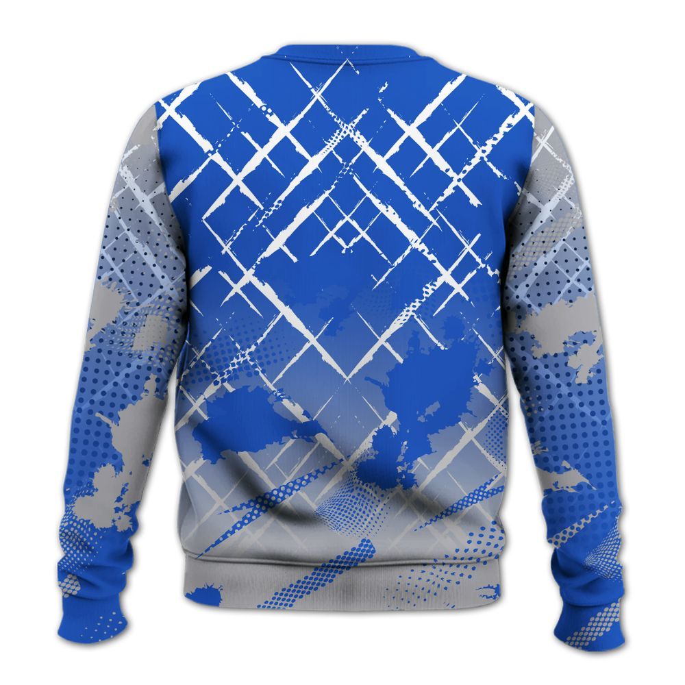 Sweatshirt To Match Retro Stealth 5s - Halftone Stand Business Dripping All Over Print