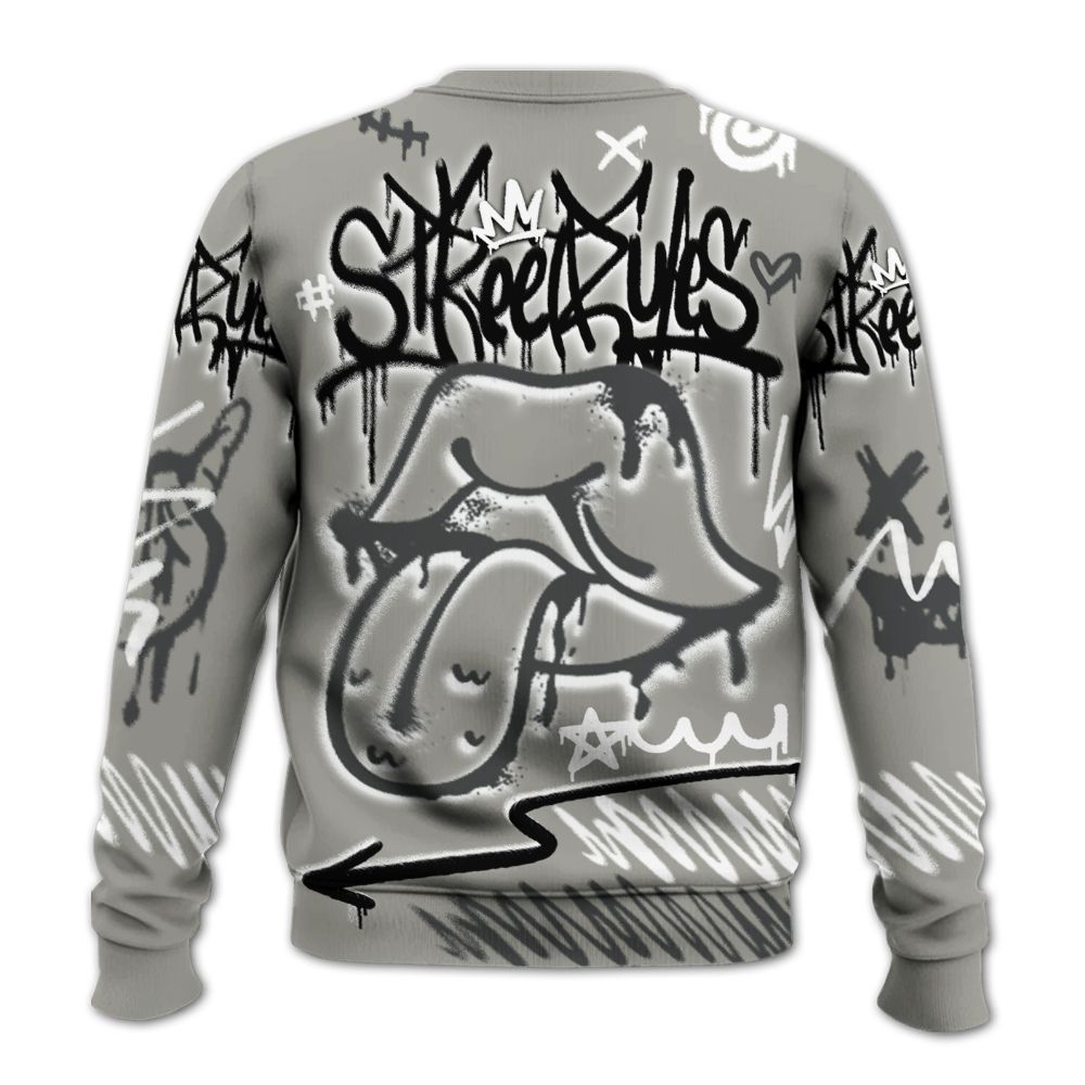 Sweatshirt To Match High Satin Shadow 1s - Break Rules Streetwear All Over Print