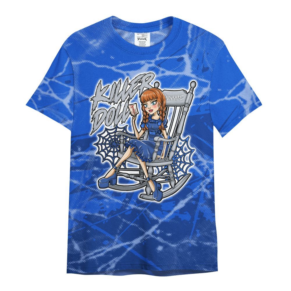 Shirt To Match Air Foamposite One Royal - Killer Doll-A Halloween Profound All Over Print