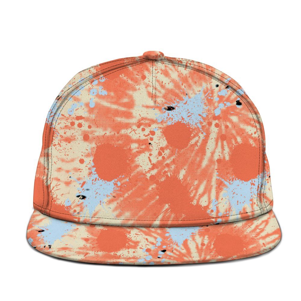 Snapback To Match DJ Khaled Crimson Bliss 5s - Tie Dye Graphic