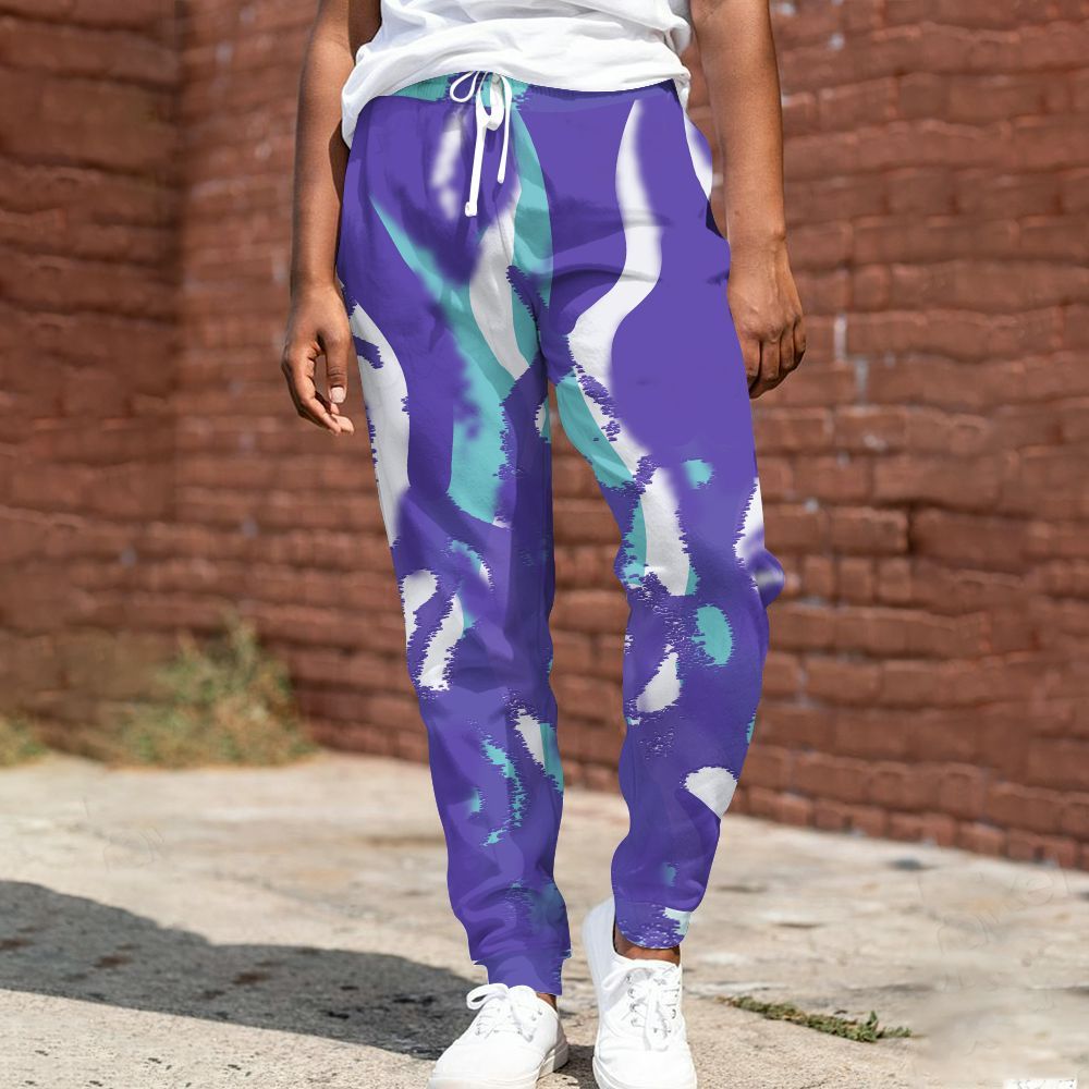 Sweatpant To Match Low Hornets 1s - Burn All Over Print