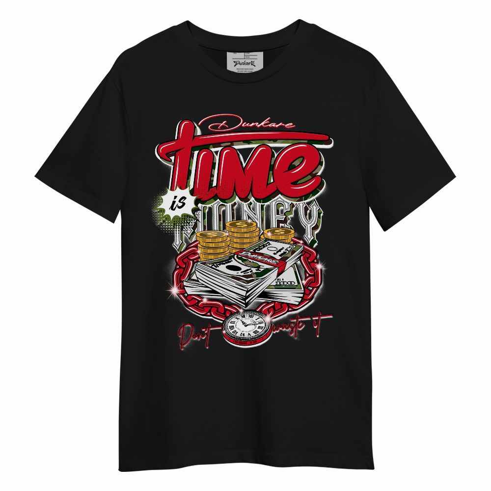Shirt To Match Air Max 90 Duck Camo Red, Time Is Money Unisex Shirt