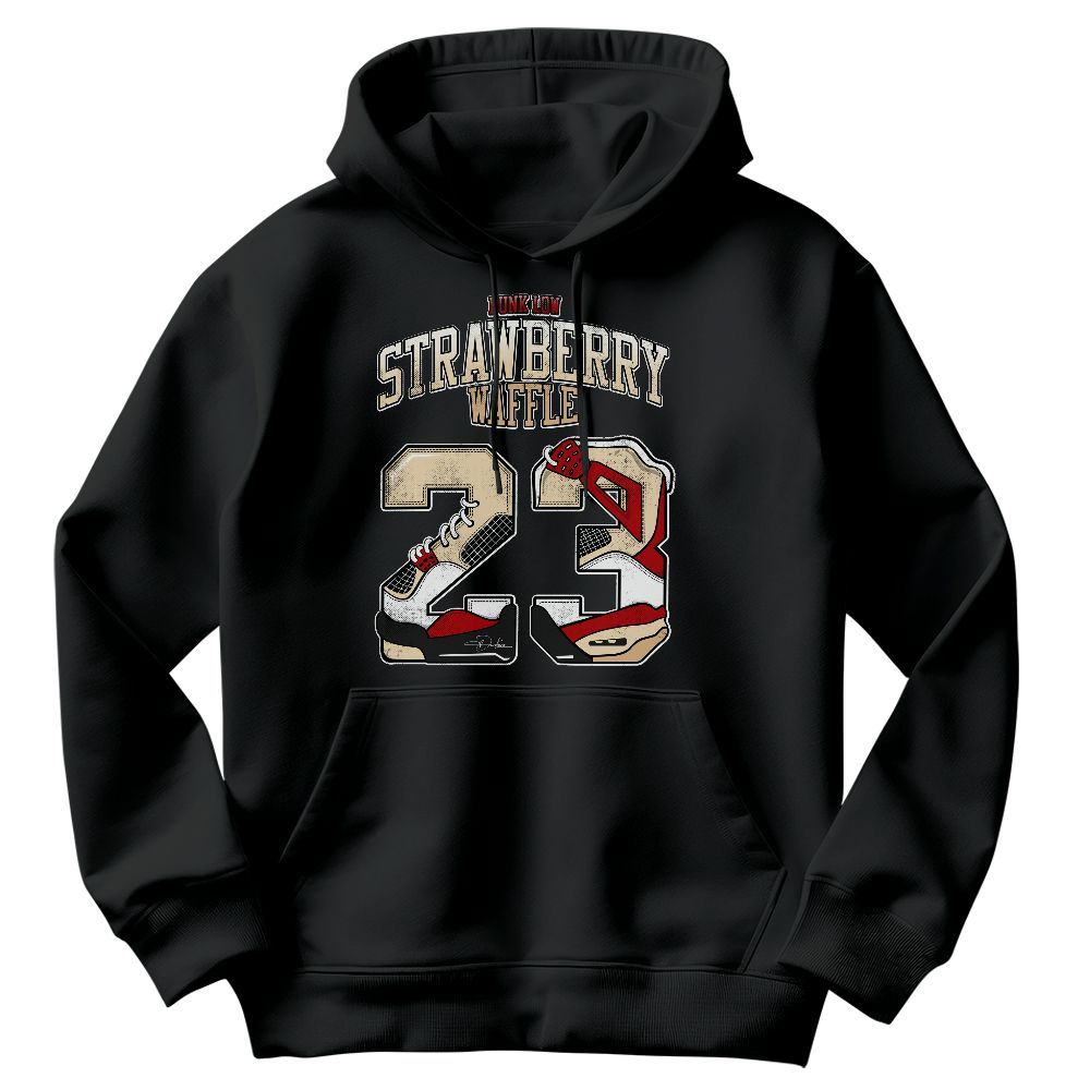 Sweatshirt To Match Dunk Low Strawberry Waffle - Number 23 Dirty 4s Graphic