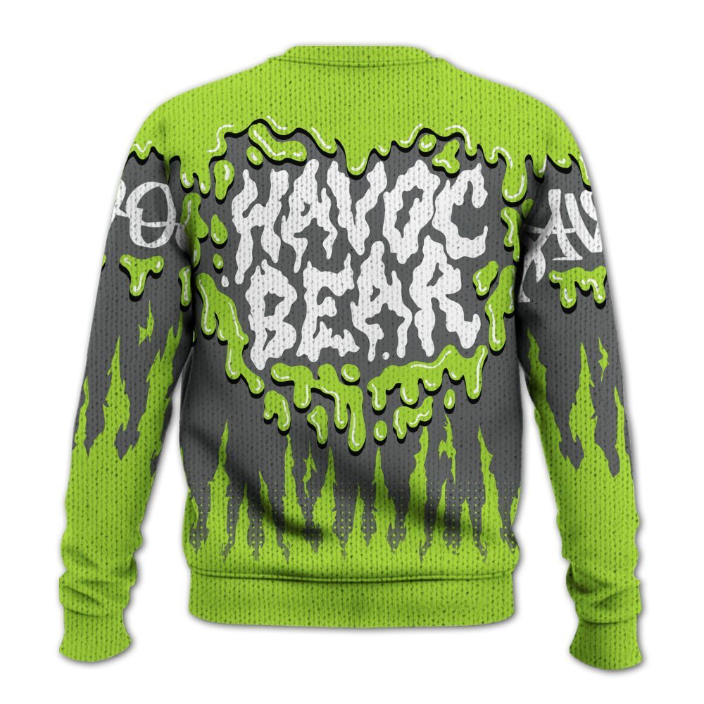 Knitted Sweater To Match Air Max 95 Neon - Havok Bear Dripping