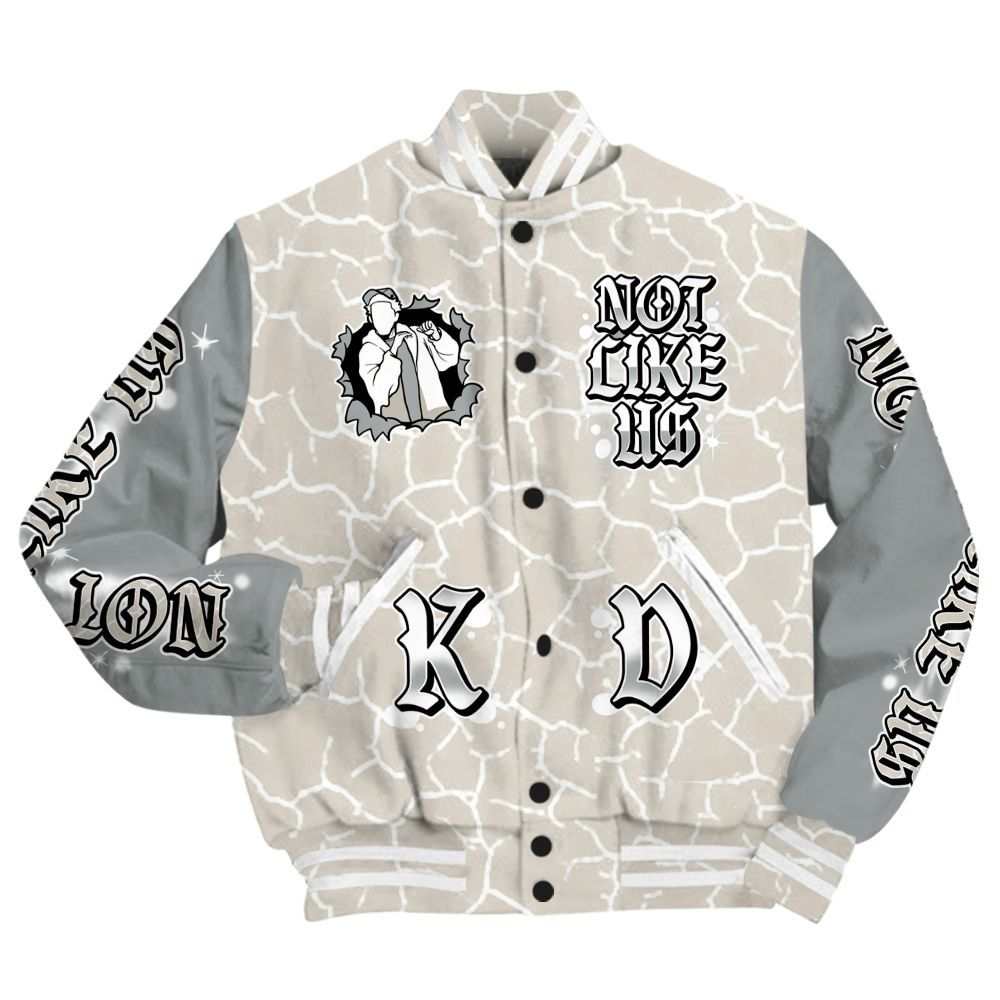 Varsity Jacket To Match Retro Pure Money 3s - None Like Us All Over Print