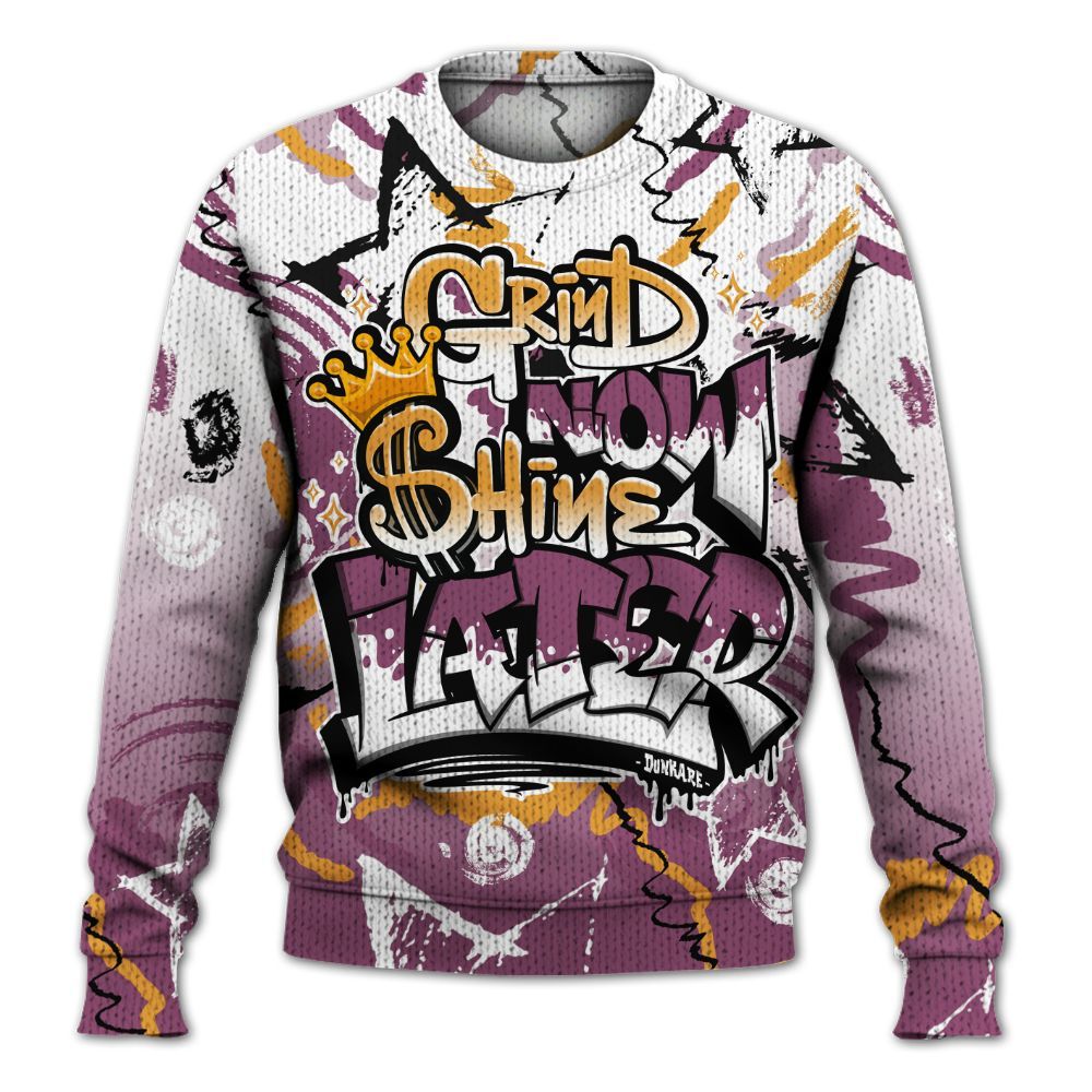 Knitted Sweater To Match High OG Brotherhood 1s - Grind Shine Later Drip