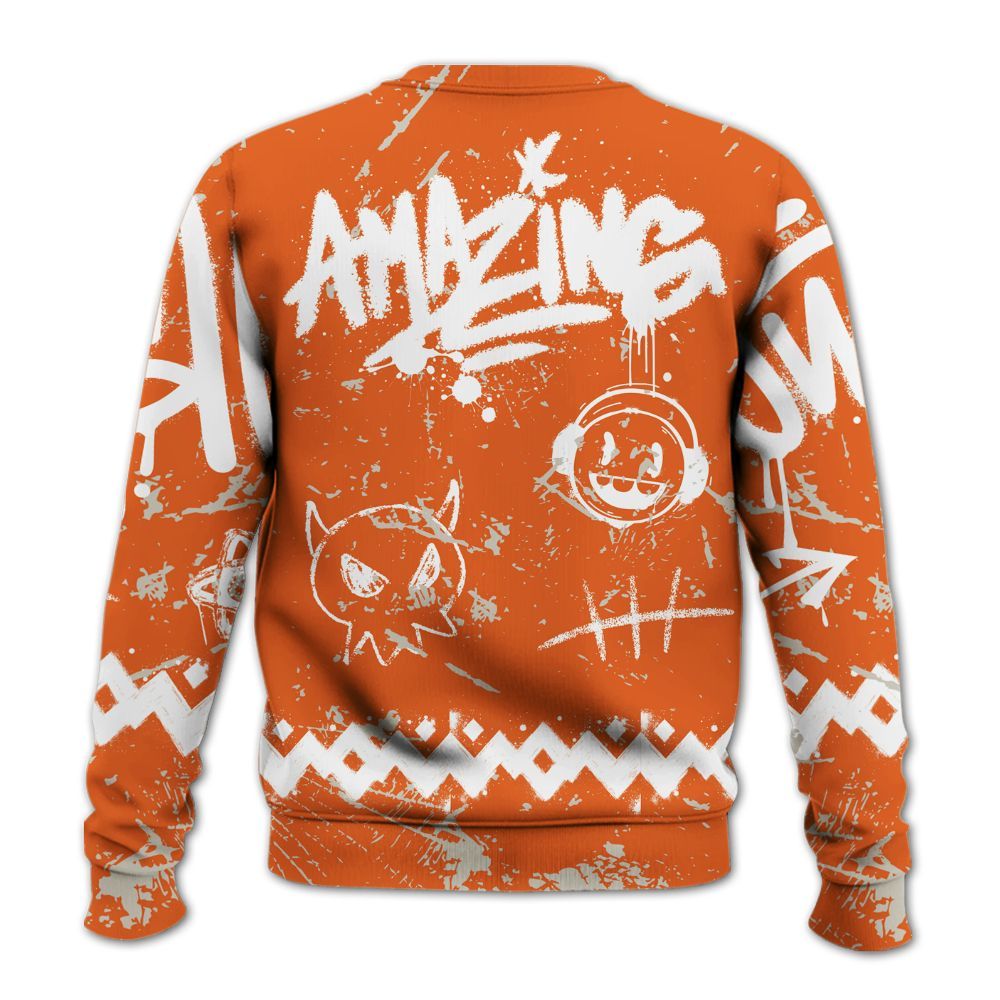 Sweatshirt To Match High OG Starfish 1s - Friday Sneaker Crayon All Over Print