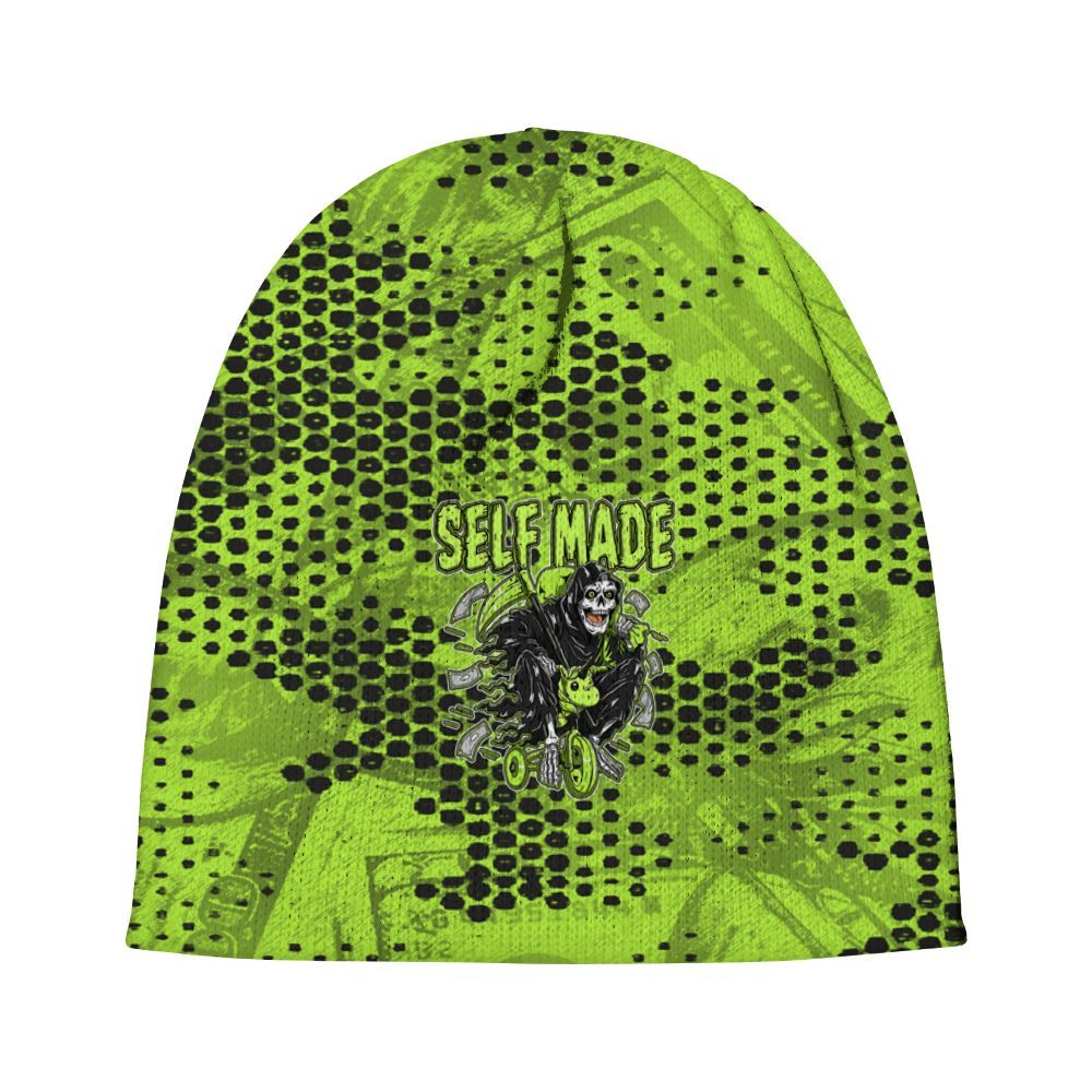 Beanie Hat To Match Air Force 1 Low Dance Volt - Self Make Skeleton Banknotes Art Graphic