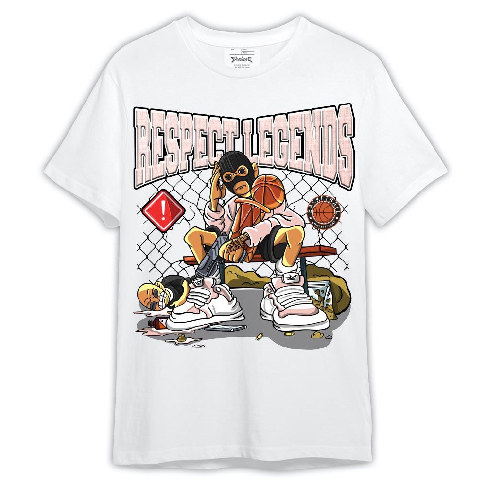 Shirt To Match Low Legend Pink 11s - Respect Legends Basketball Shirt Outfit 1005 TCD