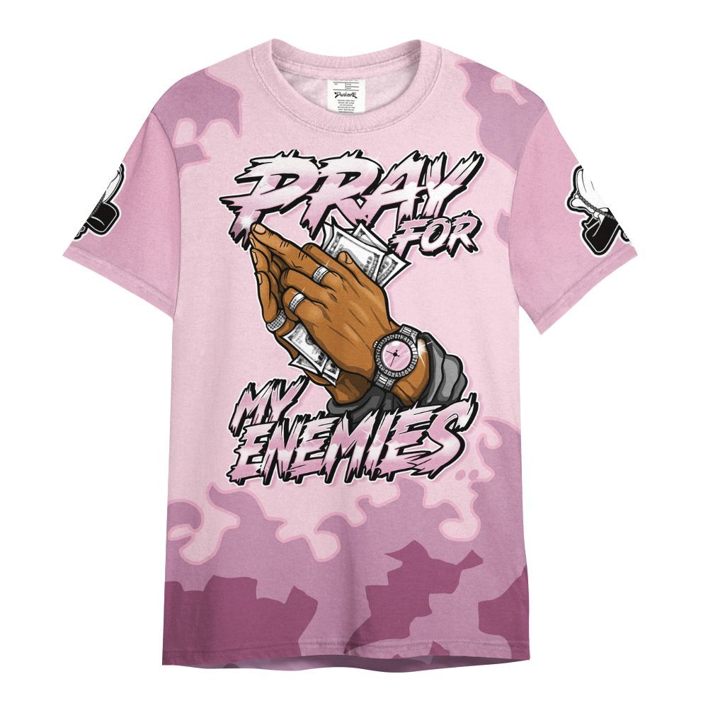 Shirt To Match Orchid 4s - Prayed For Enemies Graphic Blessing All Over Print
