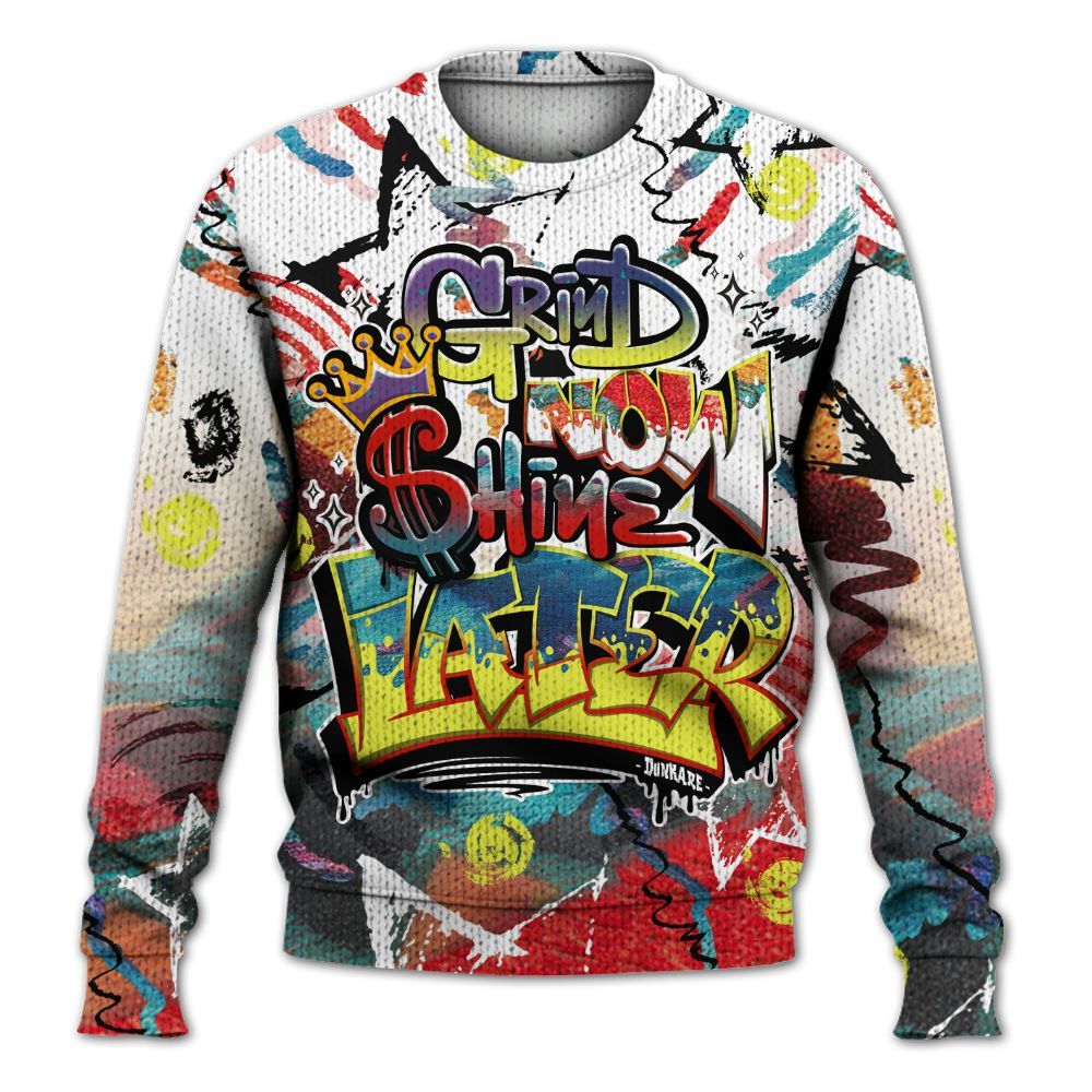 Knitted Sweater To Match Kobe 8 What The - Grind Shine Later Drip