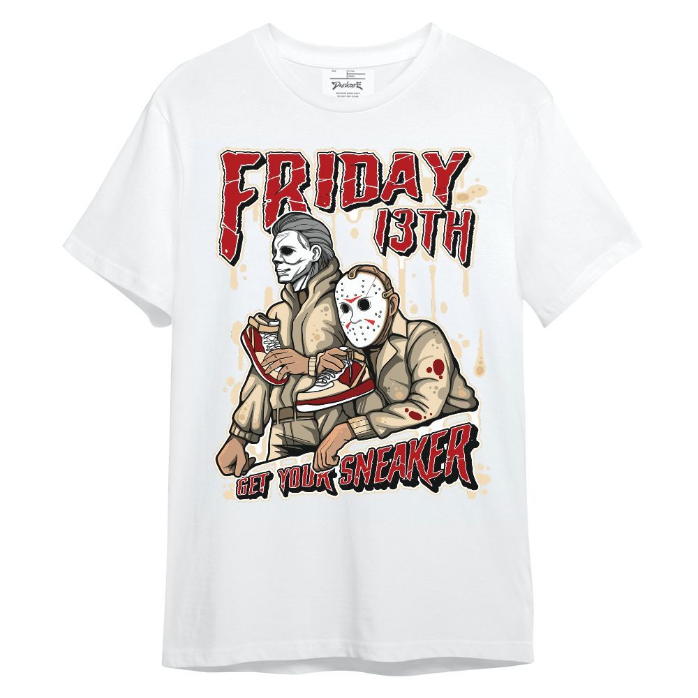 Shirt To Match Dunk Low Strawberry Waffle - Friday Halloween Sneakers Graphic Unisex Shirt