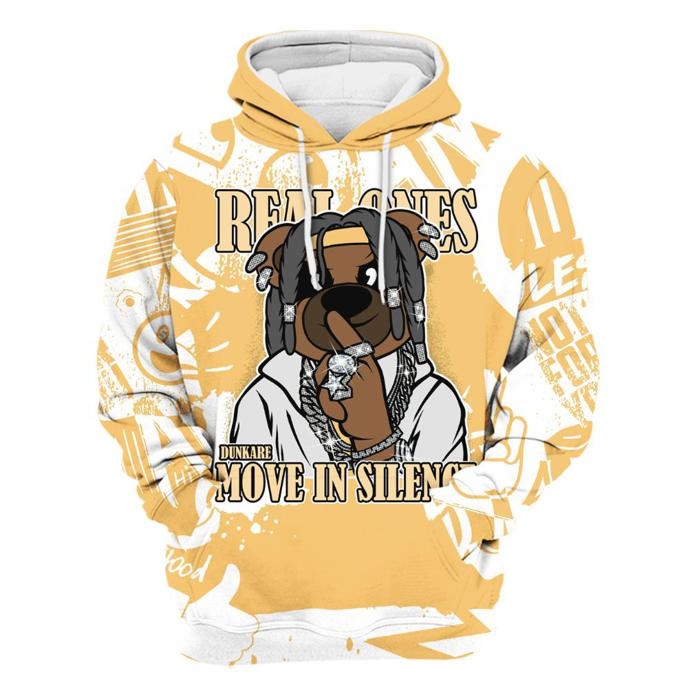 Hoodie To Match Craft Paris 6s - Silent Achievers Bear Monogram Graffiti All Over Print