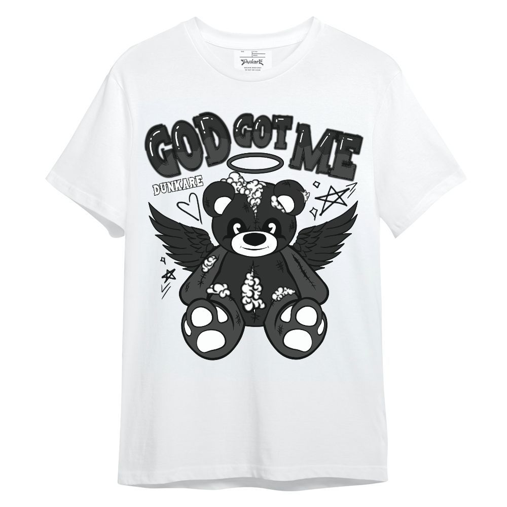 Shirt To Match Black Cat NET 4s - Gods Guides Me Bear Unisex Shirt