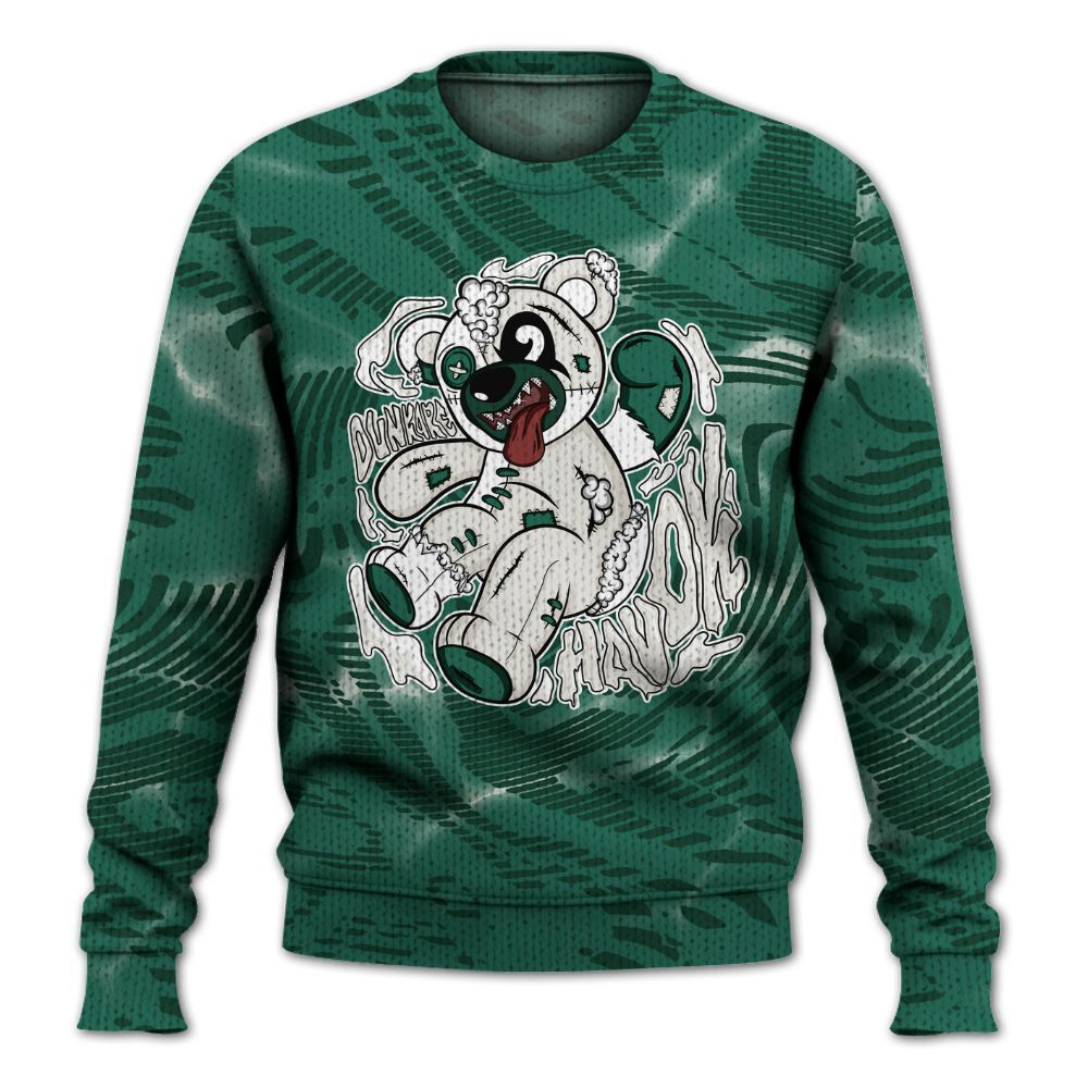 Knitted Sweater To Match Oxidized Green 4s - Havok Bear