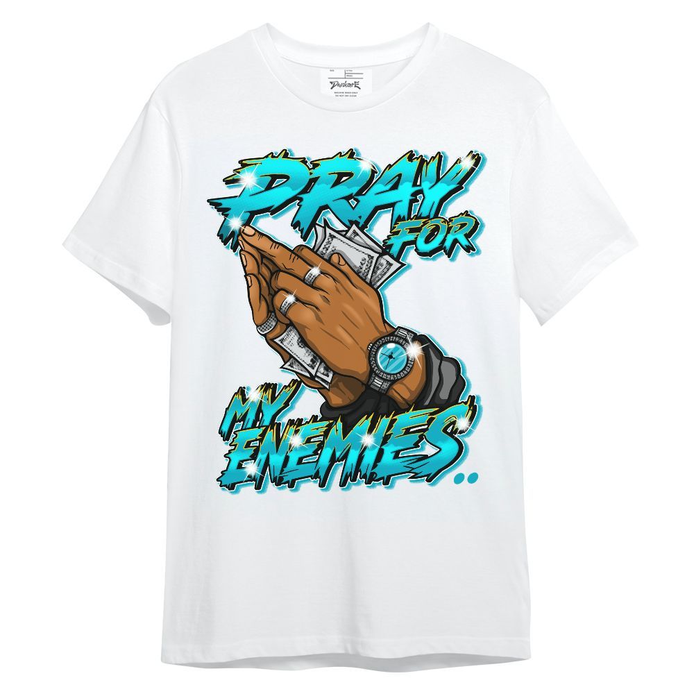 Shirt To Match Retro Aqua 5s - Prayed For Enemies Graphic Unisex Shirt