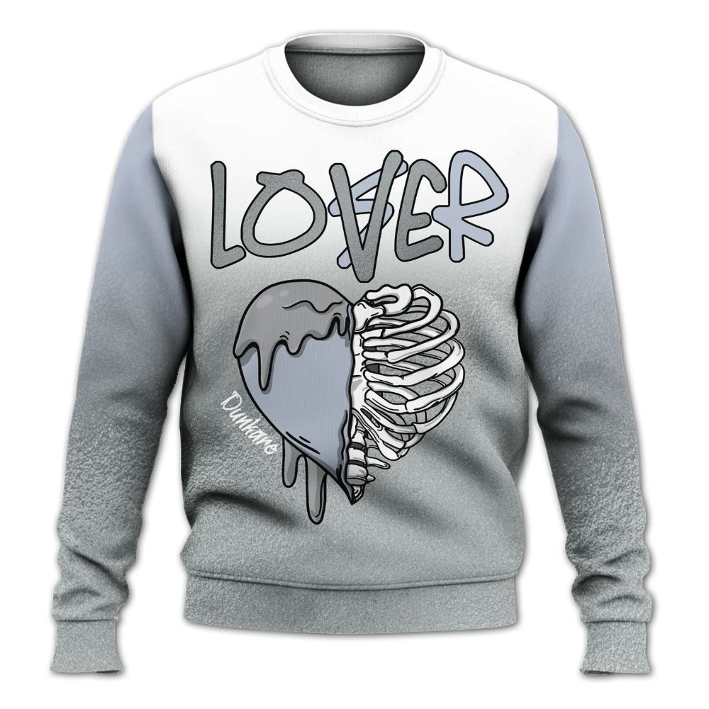 Sweatshirt To Match White Metallic 2026 5s - Loser Lover Dripping All Over Print