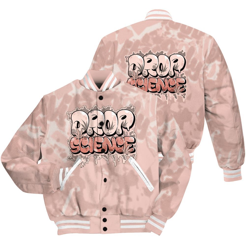 Varsity Jacket To Match Low Legend Pink 11s Shirt - Drop Science Street All Over Print