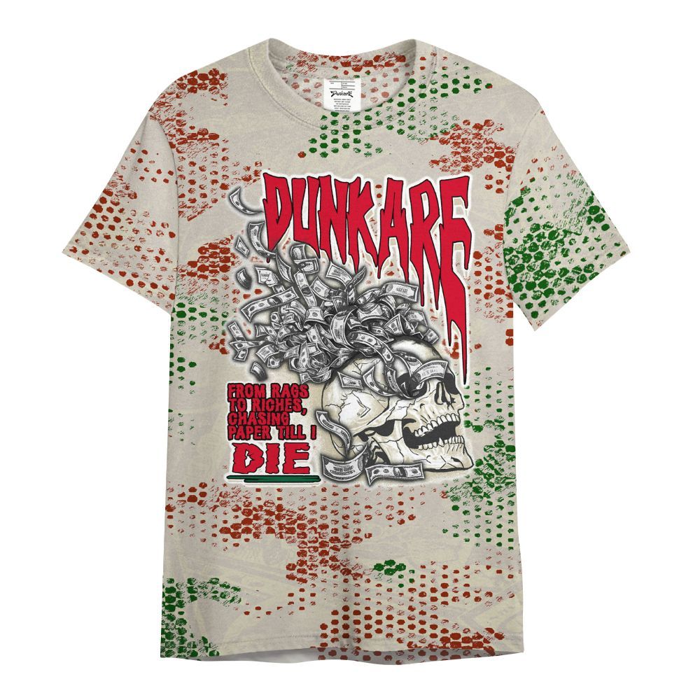 Shirt To Match El Grito 5s - From Rags To Riches All Over Print