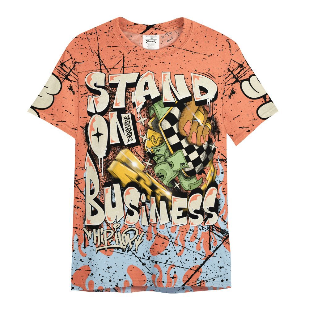 Shirt To Match DJ Khaled Crimson Bliss 5s - Stand Business Graffiti All Over Print