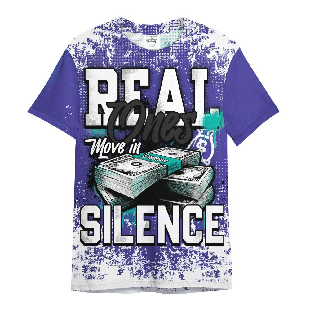 Shirt To Match Retro Grape 5s - Move In Silence Money Street Retro All Over Print