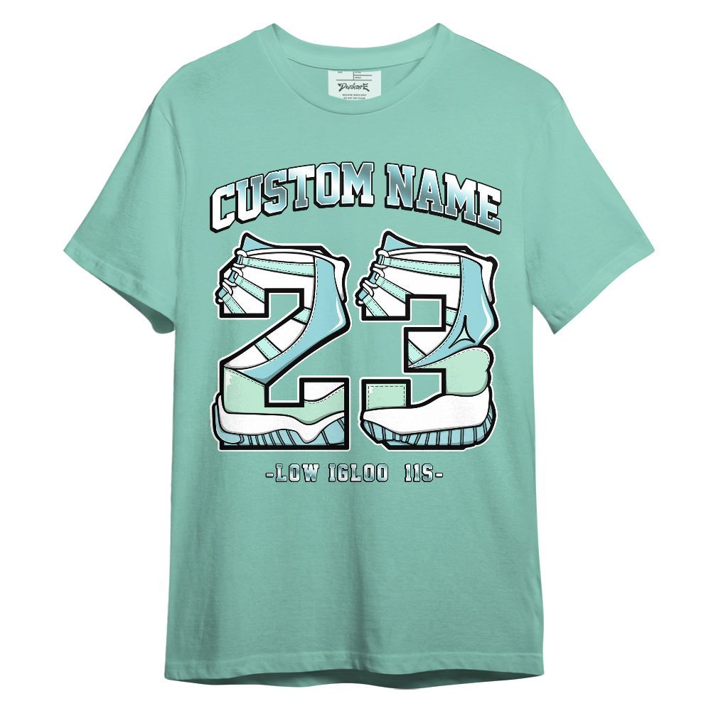 Shirt To Match Retro Low Igloo 11s - Number 23 Custom Name Graphic