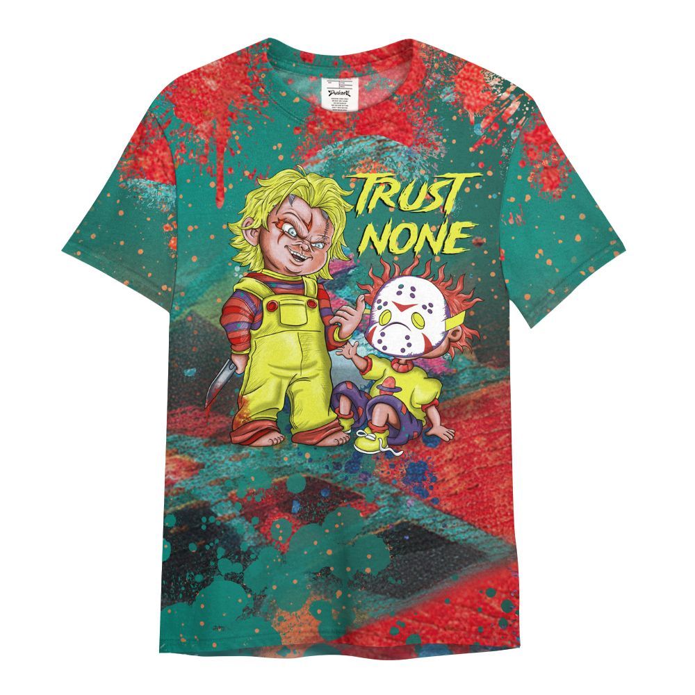 Shirt To Match Kobe 8 What The - Trust No One Scary All Over Print
