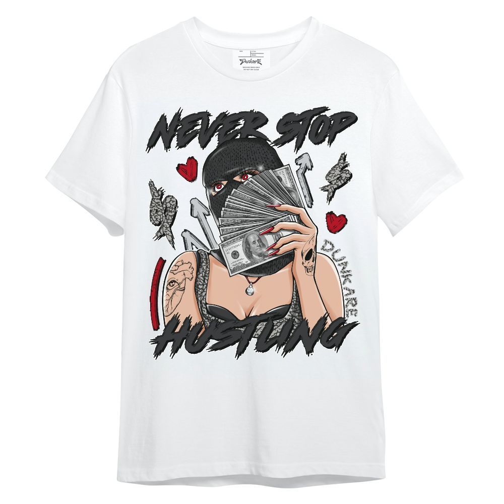 Shirt To Match Black Cement 3s - Hustling Unique Unisex Shirt